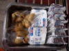 Food sold in the Kerala trains - label in Polish: "swieze mleko"
