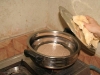 Katja's experiment - baking gluten-free bread with improvised oven 