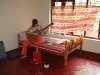 Katja learning guitar