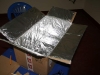 Aluminium is placed inside the carton box