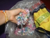 Plastic cut in small pieces