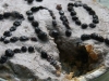 Raw almond cake with cashew cream