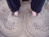 Feet in the Indian soil