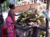 Coconut lady in Varkala