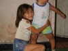 Daniela with her cousin