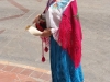perfect shot of a traditional dress from a town in Azuay region