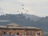 450 years Cuenca celebration starts with helicopter acrobatic over the cities roofs