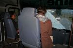 and finally the first ride in a bus, which was part of a heavy accident and on repair trip straight to Cuenca!