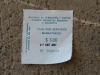funny receipt for paying immigration service on Nicaraguan-Honduran border