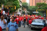 Uh! Ah! Chavez no se va! - that is what people in favor for Chavez are shouting during street demonstrations