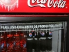 only Pepsi bottles in Coca Cola fridge