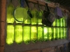 it is a house built eco-friendly, i.e. bottles instead of windows