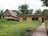 the house we stayed in (left) and health center (right)