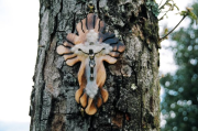 Wooden cross with Jesus