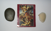 Catholic oration, shell and stone