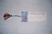 Cheque for "365 days of Happiness" from the Latin-American Bank of Prosperity